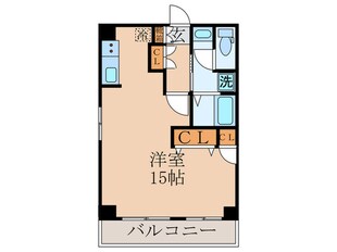 築地スカイレジテル（４０１）の物件間取画像